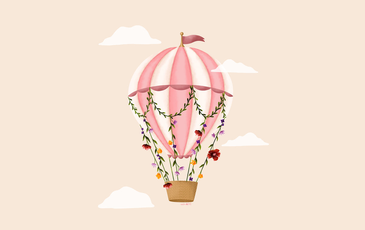 Hot air balloon desktop, phone and tablet wallpaper – makeandtell
