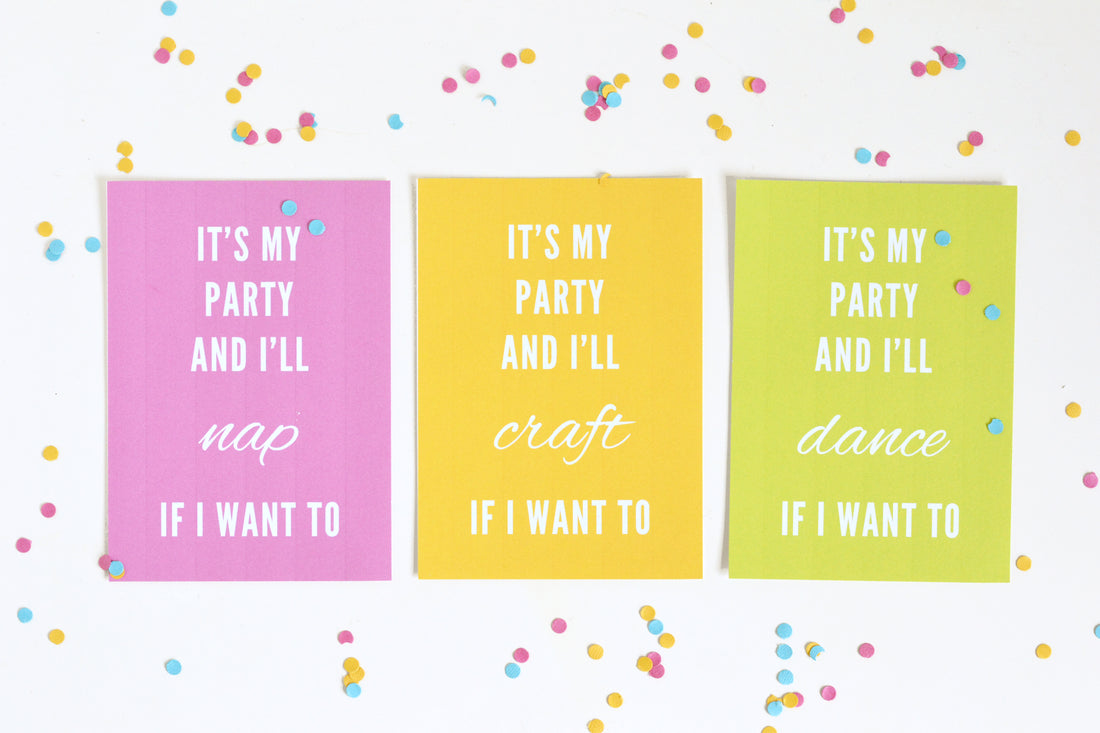 Make and Tell turns one (and a free party invitation printable!)