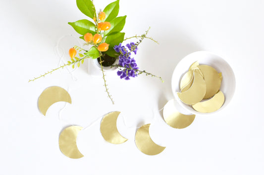 DIY moon garland