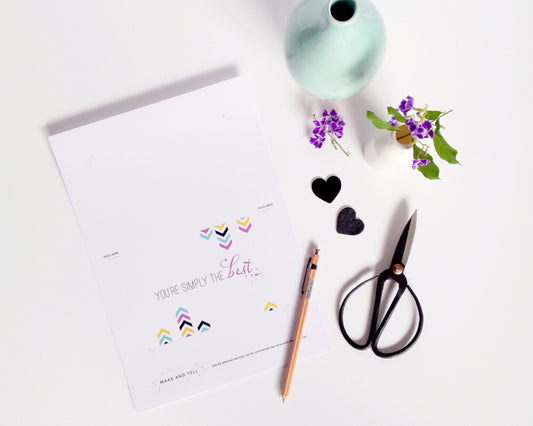 Printable simply the best Mother's Day card