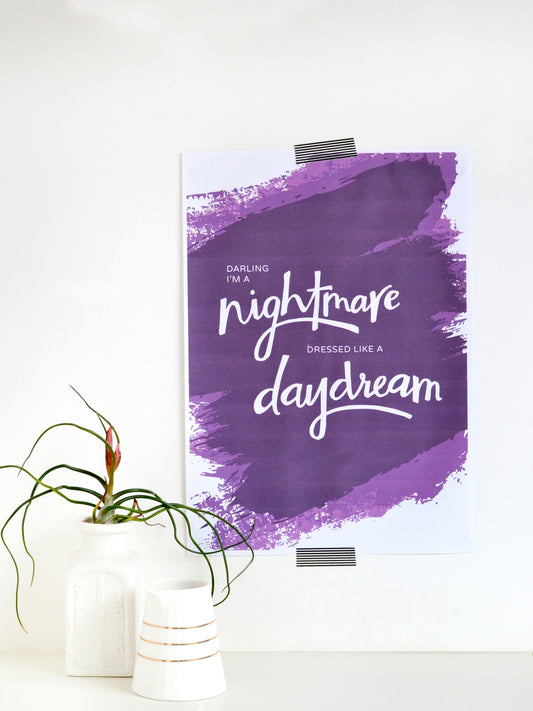 Dressed like a daydream printable wall art