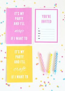 Make and Tell turns one (and a free party invitation printable ...