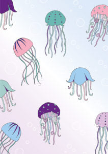 Jellyfish printable wall art – makeandtell