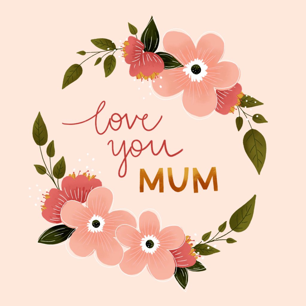 Love You Mum Printable Mothers Day Card Make And Tell